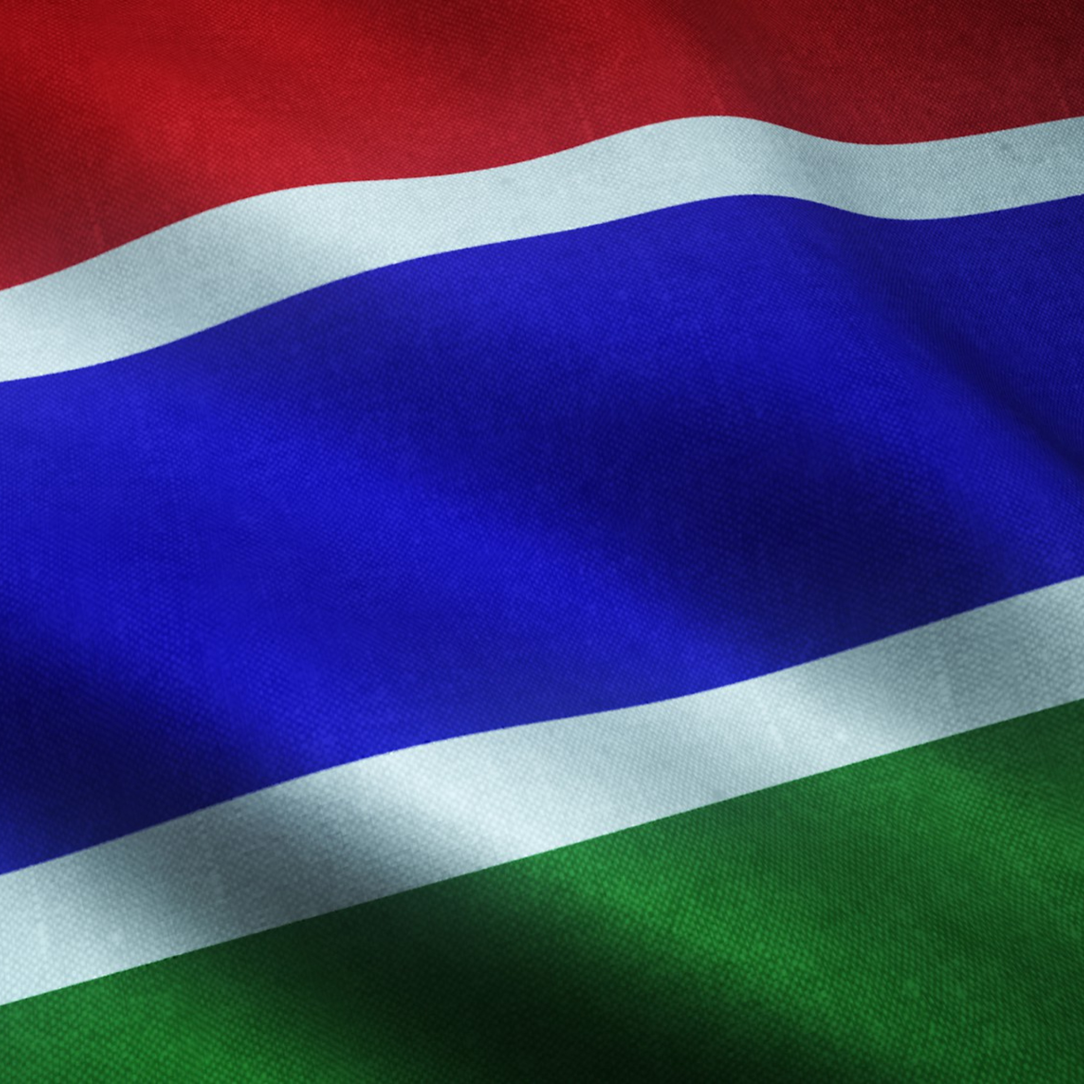 GAMBIA FLAG