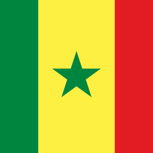 SENEGAL FLAGSquare